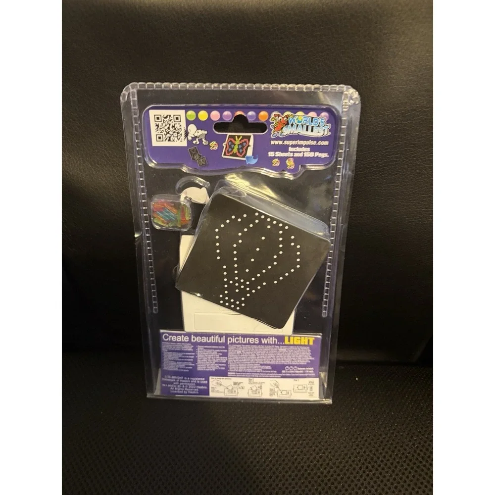 World's Smallest Lite-Brite Game Travel Sized NEW‎ Sealed